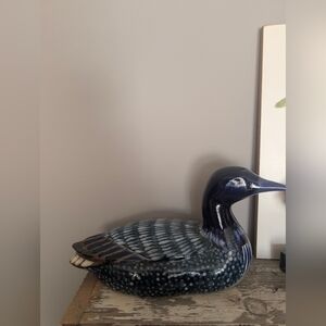 Mateos Tostado Pottery Duck Figure Mexico